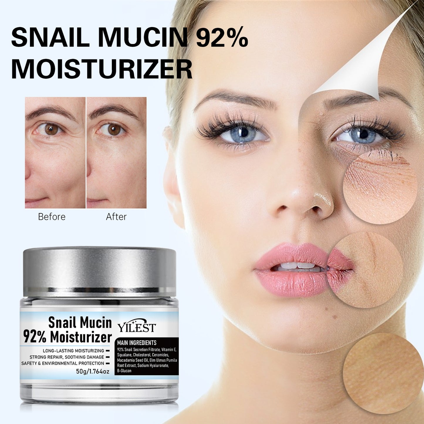 Snail Mucin Moisturizing Cream